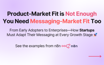 Messaging-Market Fit: Why Startups Need to Evolve Their Positioning as They Grow